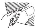 MITSUBISHI PCA-A-KA4 - <[Manual] To Change the Airflow's Left/Right Direction> - 1