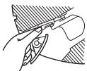 MITSUBISHI PKA-A-HA4 - <[Manual] To Change the Airflow's Left/Right Direction> - 1