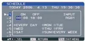 MITSUBISHI TC-42MM-EU - Fonction de programmation et calendrier - 1