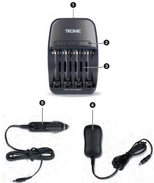TRONIC KH 972 RECHARGEABLE BATTERY QUICK CHARGER - 1
