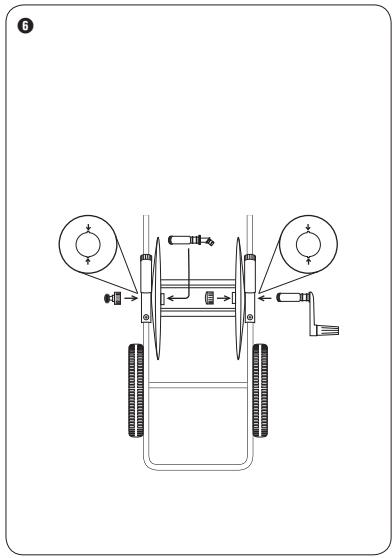 FLORABEST KH 4234 HOSE TROLLEY - 8