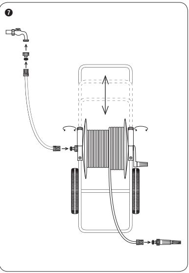 FLORABEST KH 4234 HOSE TROLLEY - 10