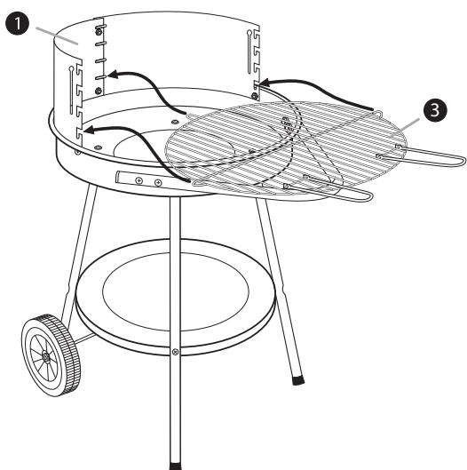 FLORABEST FRG 45 A1 ROUND BARBECUE - Schritt 8 - 1