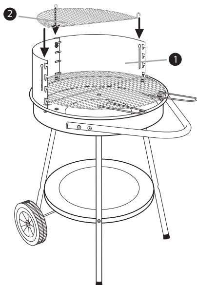 FLORABEST FRG 45 A1 ROUND BARBECUE - Schritt 9 - 1