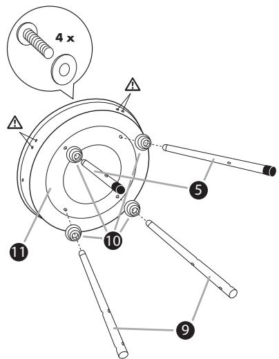 FLORABEST FRG 45 A1 ROUND BARBECUE - ATTENTION - 1