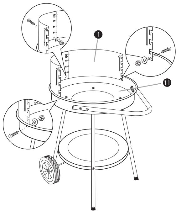 FLORABEST FRG 45 A1 ROUND BARBECUE - Schritt 6 - 1