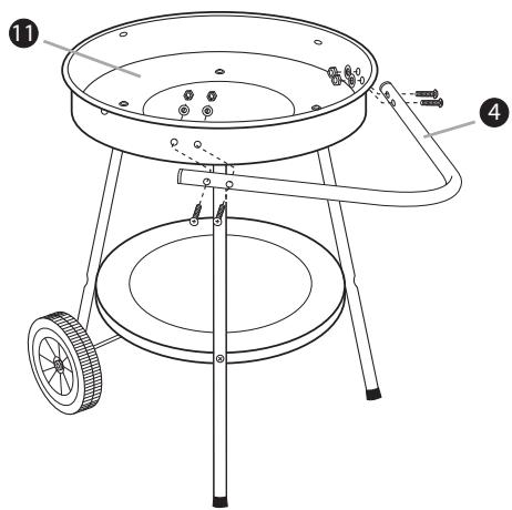 FLORABEST FRG 45 A1 ROUND BARBECUE - Schritt 4 - 1