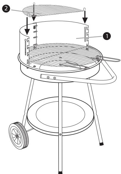 FLORABEST FRG 45 A1 ROUND BARBECUE - Etape 9 - 1