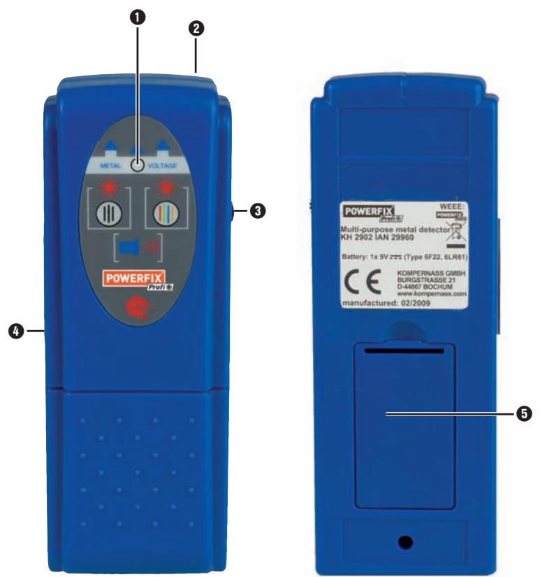 POWERFIX KH 2902 MULTI-PURPOSE METAL DETECTOR - Détecteur multifonctions - 2