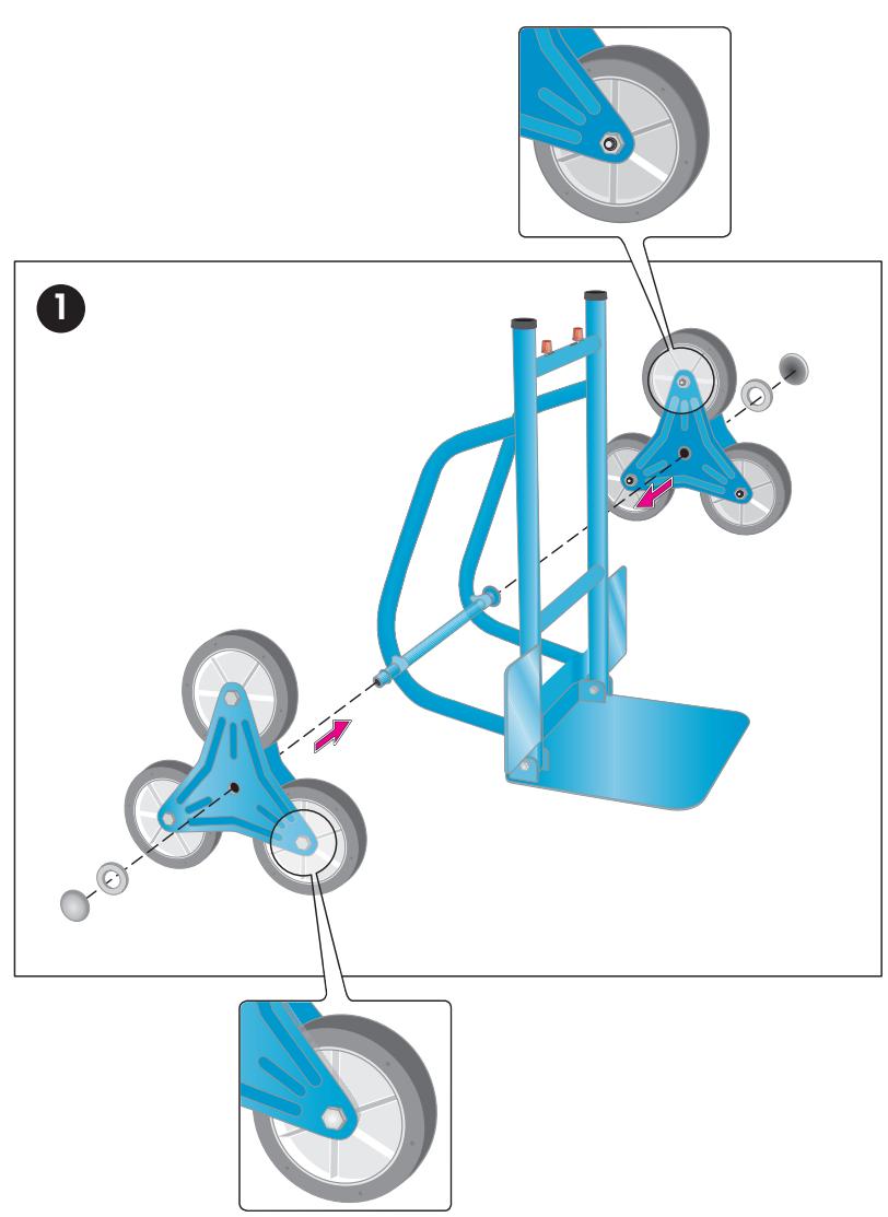 POWERFIX KH 3267 STAIR CLIMBING TRUCK - STAIR CLIMBING TRUCK - 3
