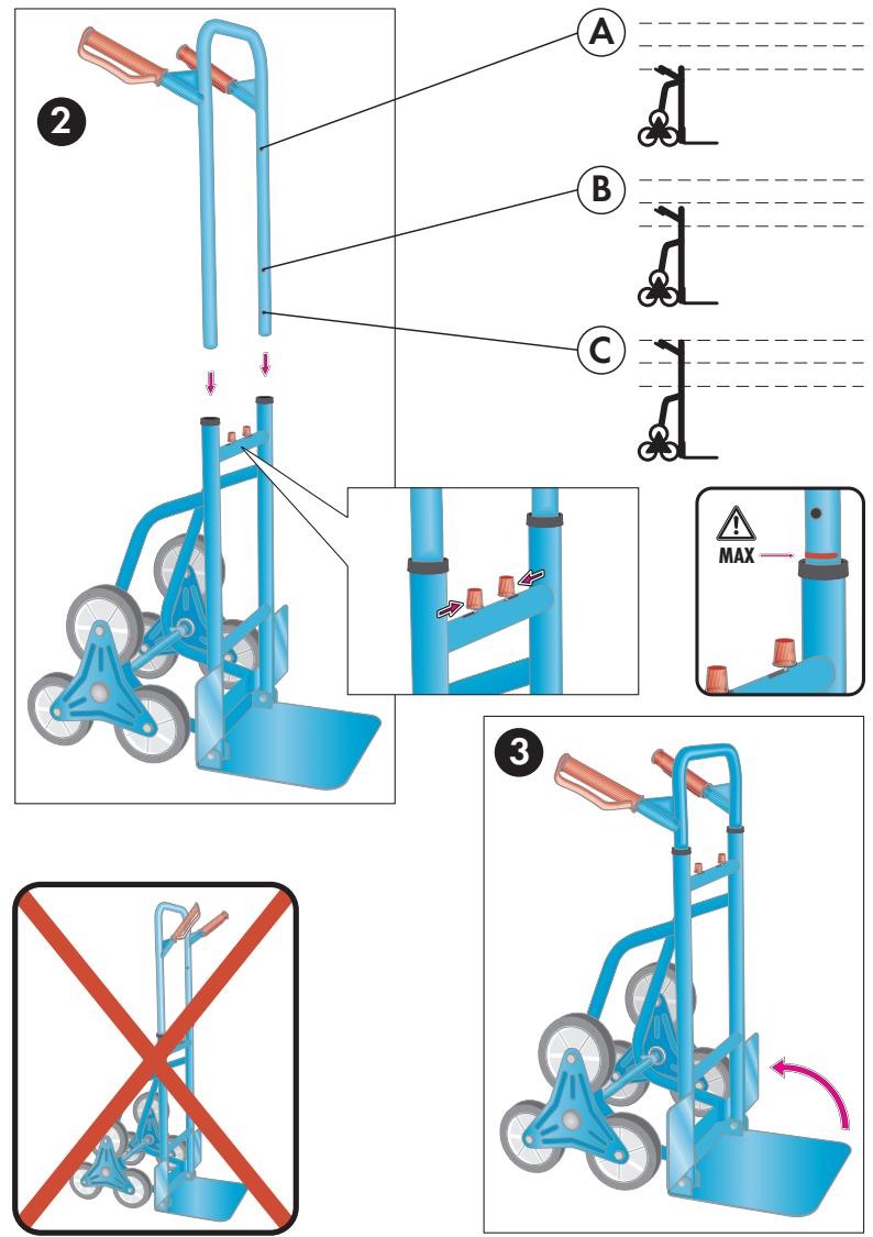 POWERFIX KH 3267 STAIR CLIMBING TRUCK - STAIR CLIMBING TRUCK - 4