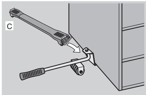 POWERFIX KH 3277 FURNITURE TRANSPORT SET - ① OPMERKING: - 2