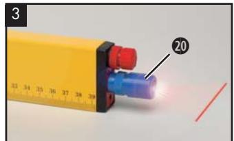 POWERFIX KH 4008 LASER SPIRIT LEVEL - Niveau à bulle laser - 4