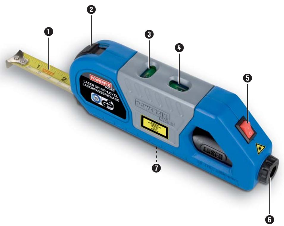 POWERFIX PLW 3 A1 LASER SPIRIT LEVEL - 1