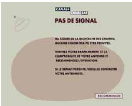 CANALSAT DECODEUR TNT+ DE TYPE 1 - Étape B : mémorisation des chaînes de la TNT - 2