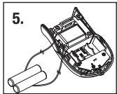 REMINGTON EP-5000 - Retrait des piles - 4
