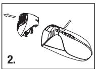 REMINGTON EP-5000 - How To Remove the Rechargeable Batteries: - 2