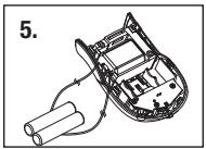 REMINGTON EP-5000 - How To Remove the Rechargeable Batteries: - 5