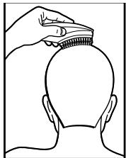 REMINGTON SCC-100 - Avant de couper les cheveux - 1