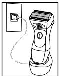 REMINGTON WDF-1500 - Directives pour installer et enlever les piles (WDF-1000/WDF-1100) - 2