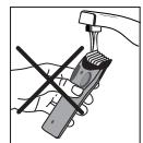 REMINGTON BHT2000, BHT6100 - Nettoyage des accessoires à l'eau - 1