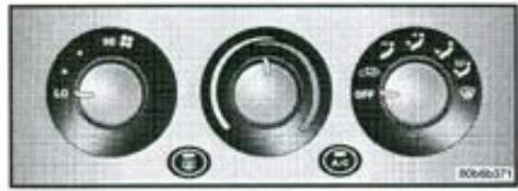 JEEP GRAND CHEROKEE 1999 - Commandes de climatisation - 2