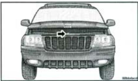 JEEP GRAND CHEROKEE 1999 - Deverrouillage du CAPOT - 2