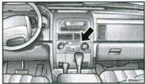JEEP GRAND CHEROKEE 1999 - Commandes de climatisation - 1