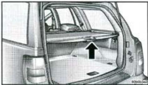 JEEP GRAND CHEROKEE 1999 - Couvercle amovible de l'espace de chargement - 1