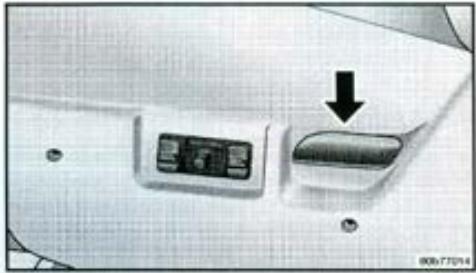 JEEP GRAND CHEROKEE 1999 - Réglage de siège avant - inclinaison - 1