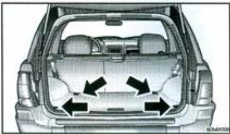 JEEP GRAND CHEROKEE 1999 - Crochets de fixation de chargement - 1