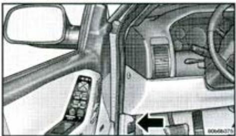 JEEP GRAND CHEROKEE 1999 - Deverrouillage du CAPOT - 1