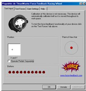 THRUSTMASTER FORCE FEEDBACK RACING WHEEL - TEST D'INSTALLATION - 1