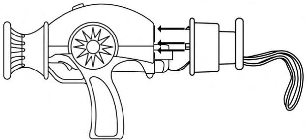 THRUSTMASTER RAY GUN - MONTIEREN DER Wii REMOTE™ IN DER "RAY GUN NW" - 4