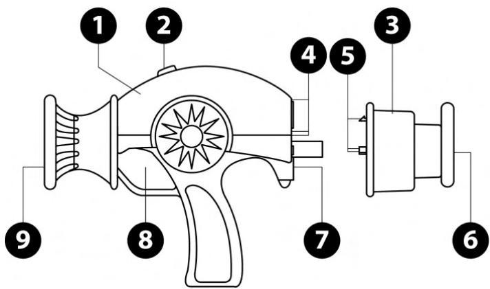 THRUSTMASTER RAY GUN - INSTALAR O Wii REMOTE™ NA “RAY GUN NW” - 2