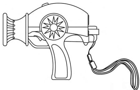 THRUSTMASTER RAY GUN - YCTAHOBKA Wii REMOTE™ B "RAY GUN NW" - 2