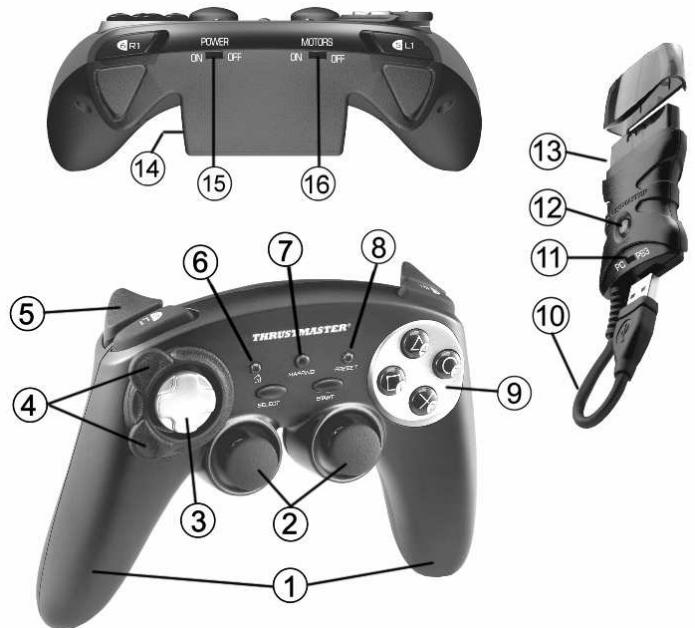 THRUSTMASTER RUN'N' DRIVE WIRELESS 3-IN-1 RUMBLE FORCE - Wireless Rumble Force - 1