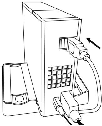 THRUSTMASTER T-CHARGE STAND CONTACTLESS NW - INSTALLATION DE CONSOLE NINTENDO® WII™ SUR LA STATION - 3