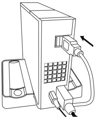 THRUSTMASTER T-CHARGE STAND CONTACTLESS NW - INSTALLAZIONE DELLA CONSOLE NINTENDO® WII™ SULLA CHARGING STATION - 3