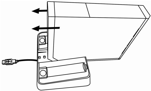 THRUSTMASTER T-CHARGE STAND CONTACTLESS NW - MONTAGE DER NINTENDO® WII™ KONSOLE AUF DER LADESTATION - 1