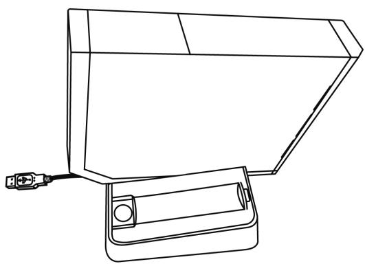 THRUSTMASTER T-CHARGE STAND CONTACTLESS NW - INSTALLAZIONE DELLA CONSOLE NINTENDO® WII™ SULLA CHARGING STATION - 2