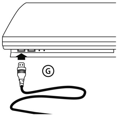 THRUSTMASTER T-X3 CHARGE HUB - INSTALLLIEREN DES "T-X3 CHARGE HUB" AN DER PLAYSTATION® 3 - 4