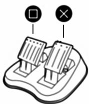 THRUSTMASTER UNIVERSAL CHALLENGE 5-IN-1 - VOREINGESTELLTE ZUORDNUNG ( MAPPING) FÜR BUTTONS UND PEDALSET AUF PLAYSTATION® 2 - 4