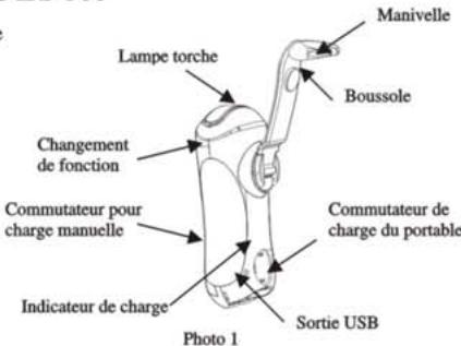 IDK MULTIMEDIA ET-500 - Lampe Dynamo ET-500 - 1