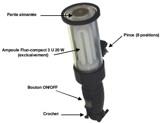 IDK MULTIMEDIA LA-20W - IDK vous remercie d'avoir fait l'acquisition de cette baladeuse éco 20W, nous vous conseillons de dire attentivement cette notice. - 1