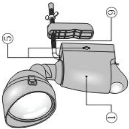 IDK MULTIMEDIA LIRS-100 - Installation et fixation de la lampe spot - 6