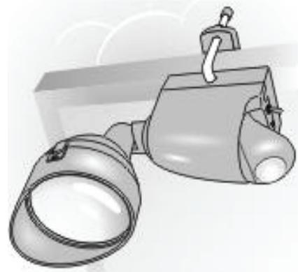 IDK MULTIMEDIA LIRS-100 - Installation et fixation de la lampe spot - 3