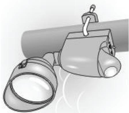 IDK MULTIMEDIA LIRS-100 - Installation et fixation de la lampe spot - 4