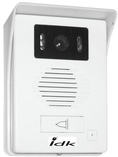 IDK MULTIMEDIA PVNB4-150 - Portier Video Noir et Blanc Mains Libres PVNB4-150 - 2