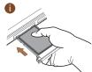 HUAWEI ASCEND P6 - Installation des cartes micro-sim et microsd - 3